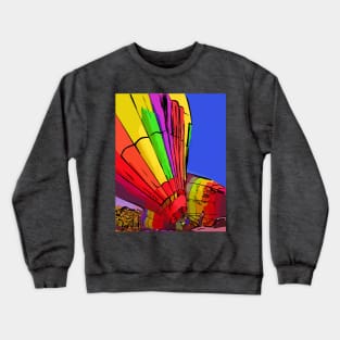 Hot Air Balloon Almost Ready Crewneck Sweatshirt